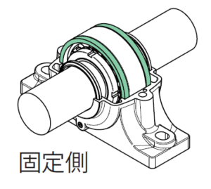 プランマブロック固定側・自由側